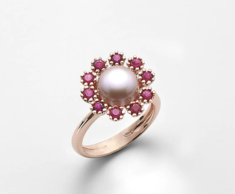 Nihama an ag925 fw bot mu 8,5/9 gem swarovski granato NA7168A3ROSSO00