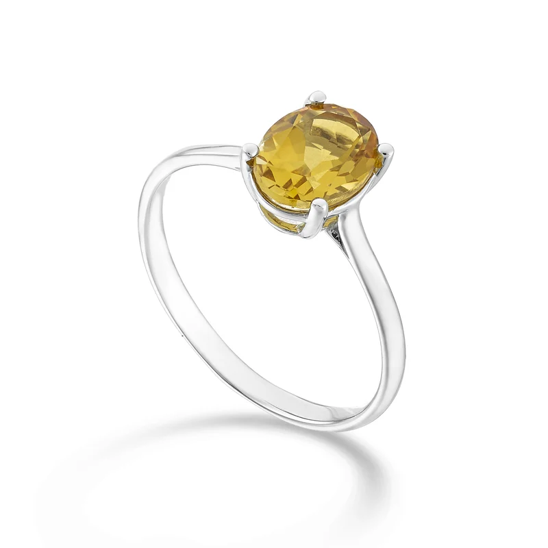 Nihama an 18k citrino ovale 8x6 ct.1,10 NA5172O4CITR