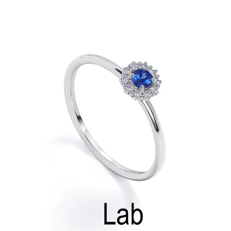Nihama an 18k zaffiro lab ct.0,12 diam. ct.0,07 mis.2 NA5140O4ZFL012