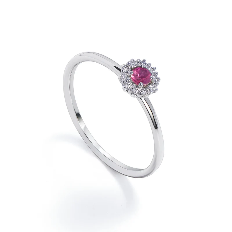Nihama an 18k rubino n. ct.0,12 diam. ct.0,07 mis.2 NA5140O4RBN012