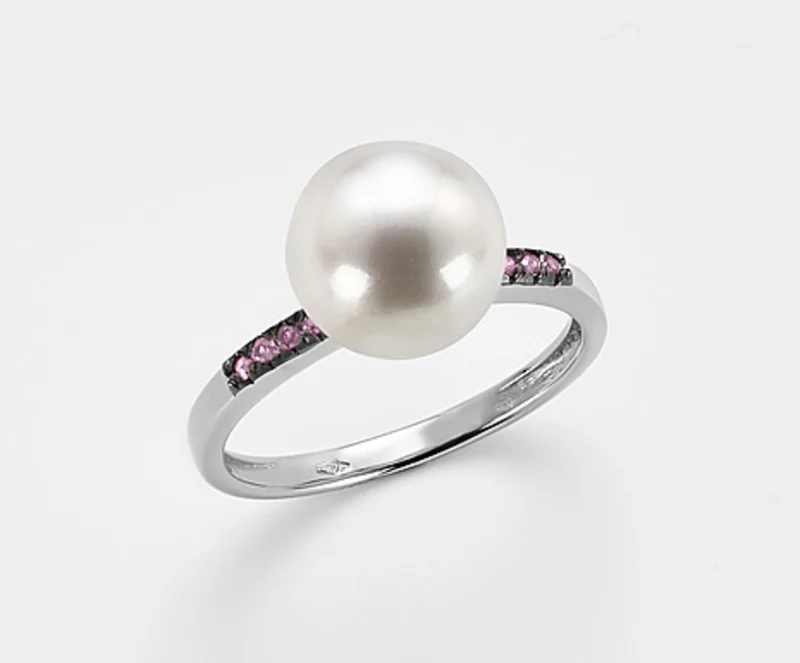 Nihama an 18k fw 9,5/10 zaffiri rosa ct.0,06 NA0798O7ZAFFROSA