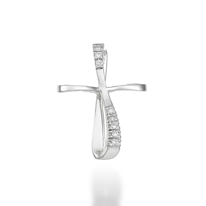 Mikiko pe 18k ct.0,08 croce MP5008O4BR008