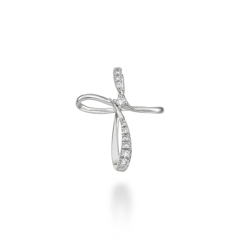 Mikiko pe 18k ct.0,07 croce MP5007O4BR007