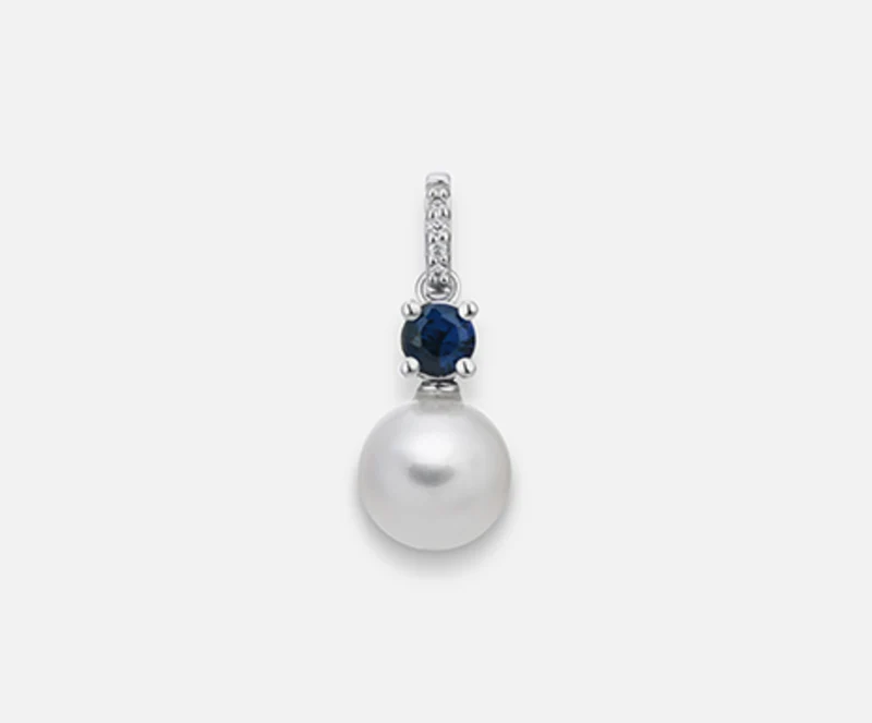 Mikiko pe 18k fw 7,5/8 zaffiro tondo mm3,5 ct.0,19 dia ct.0,015 MP0398O4FABI075