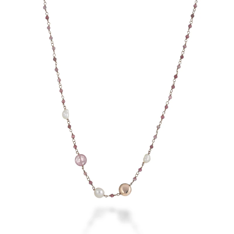 Mikiko cl ag925 fw bar 6/7 9/10 quarzo rosa MD7595A3QUARZOROSA