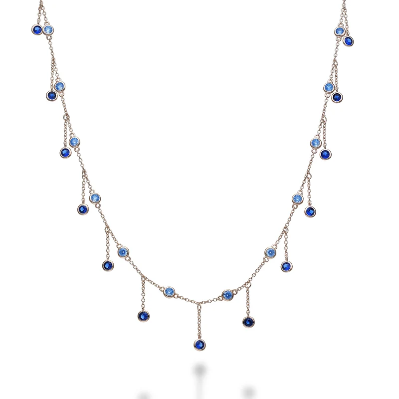 Mikiko cl ag925 gem swarovski azzurri e blu MD7568A3BLU0000