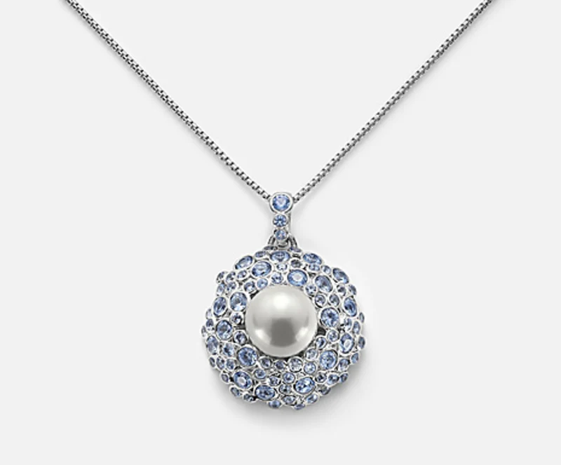 Mikiko cl ag925 fw bot 11,5/12 gem swarovski azzurri cm.70 MD7552A4AZZURRO