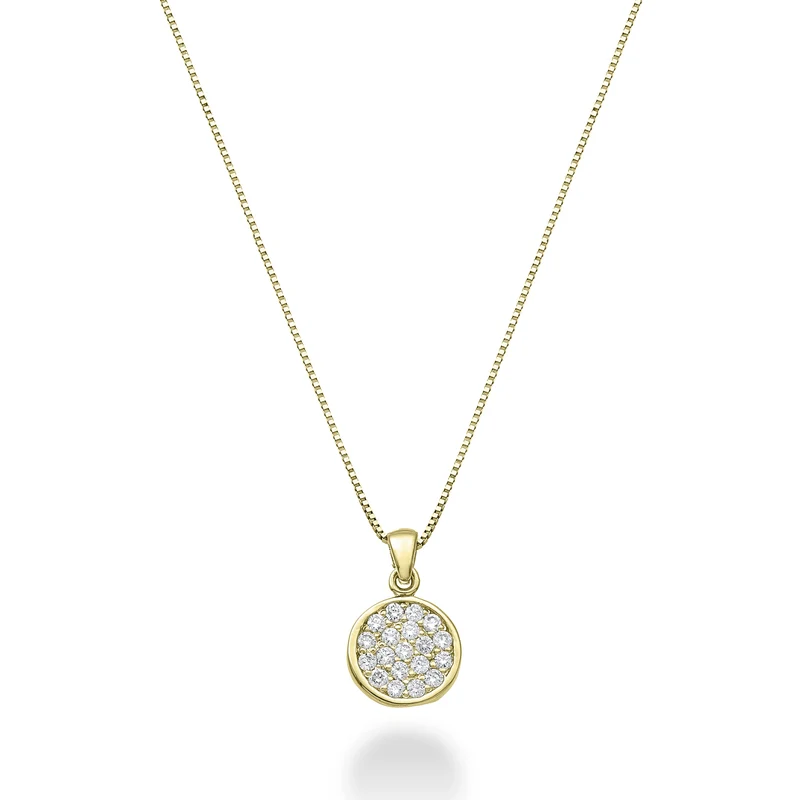Mikiko cl 18k tondo ct.0,10 oro giallo MD5165O1BR010