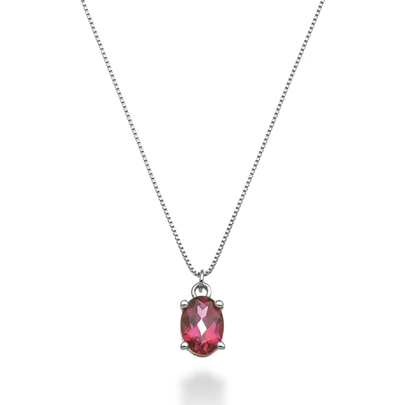 Mikiko cl 18k topazio pink ovale 7x5 ct.0,80 MD5141O4TPPK