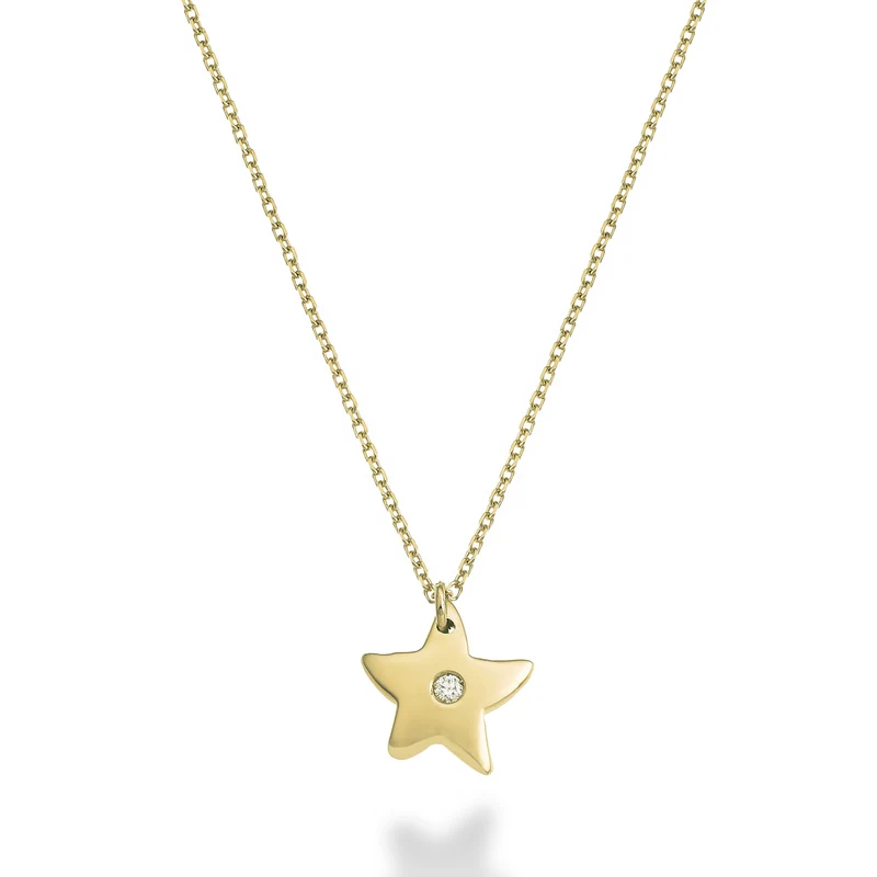 Mikiko cl 18k stella marina ct.0,01 oro giallo MD5138O1BR001