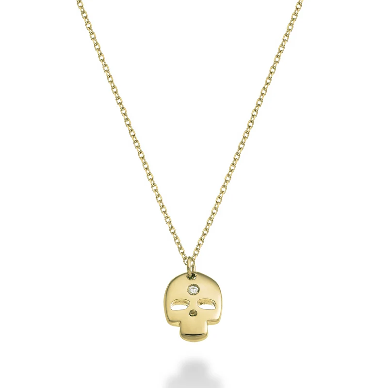 Mikiko cl 18k teschio ct.0,01 oro giallo MD5135O1BR001