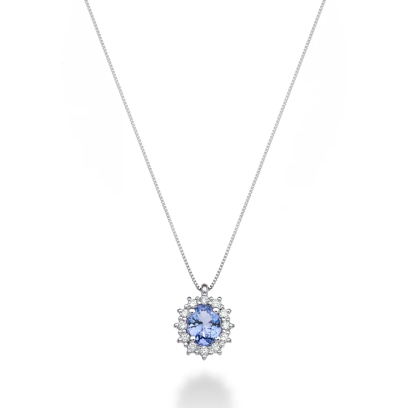 Mikiko cl 9k tanzanite ovale 5x4 ct.0,30 diam. ct.0,10 MD5126R4TZN
