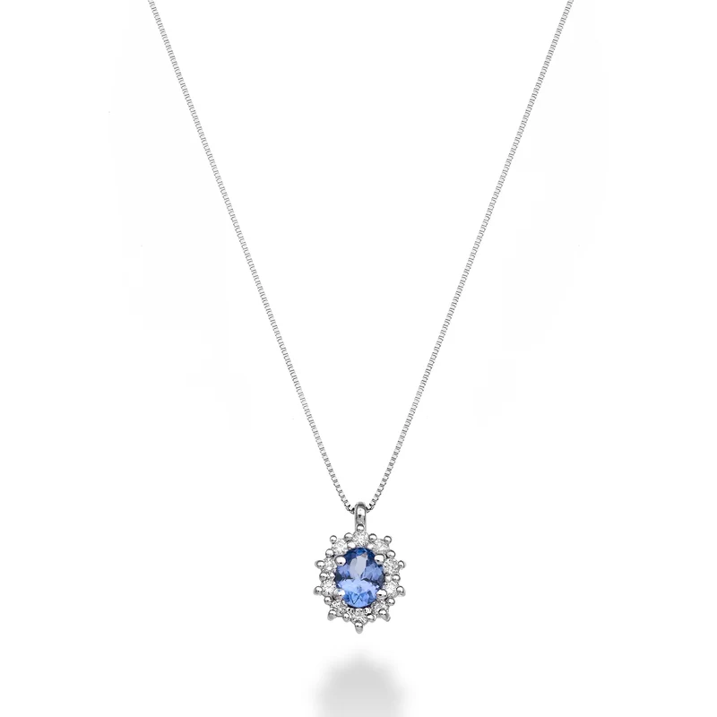 Mikiko cl 18k tanzanite ovale 4x3 ct.0,14 diam. ct.0,08 MD5125O4TZN
