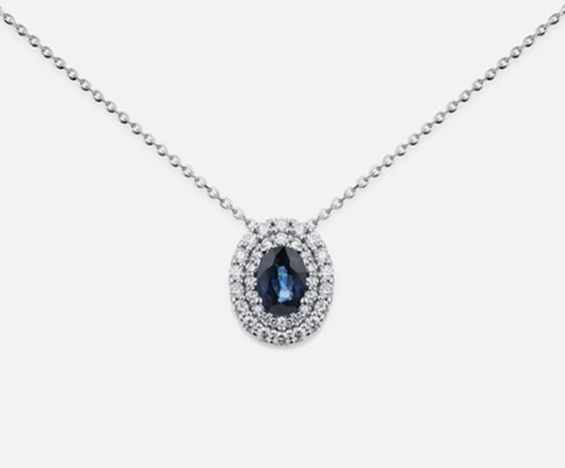Mikiko cl 18k zaffiro n. ovale 6x4 ct.0,62 dia ct.0,33 MD5061O4ZFN062