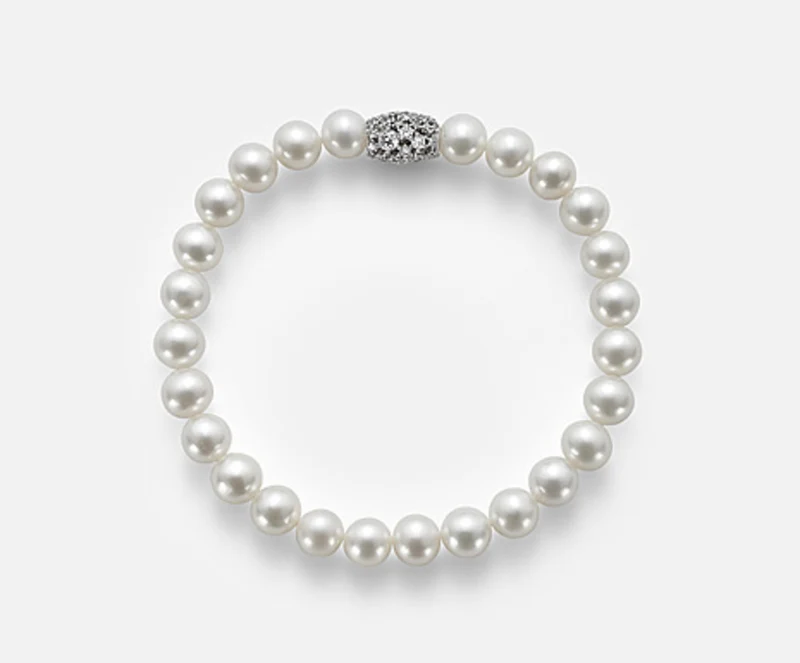 World Diamond Group br ag925 fw 6,5/7 nano gemme bianche MB7382A4BIANCO0