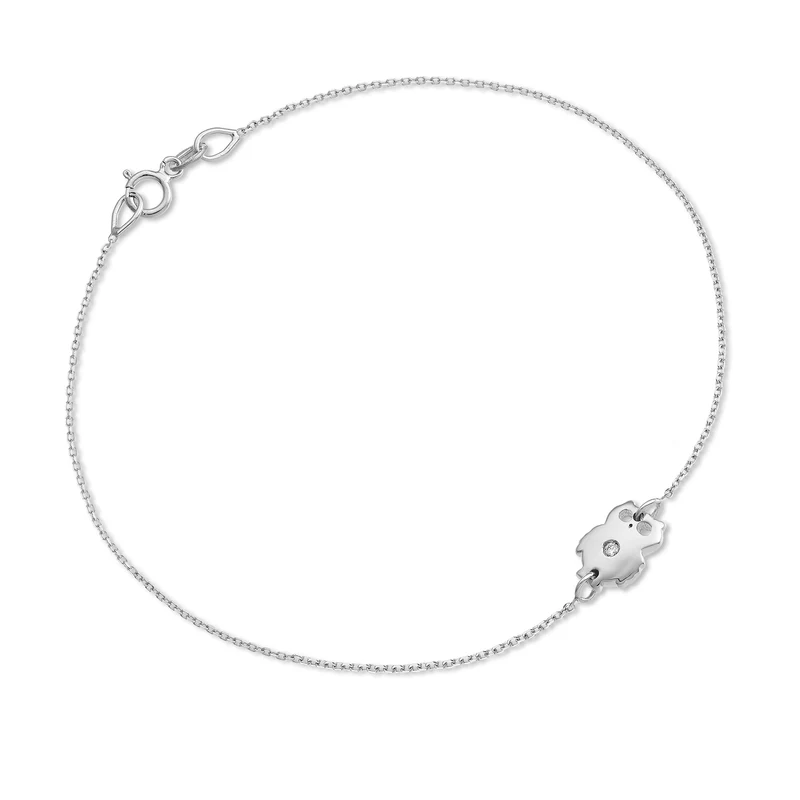 Mikiko br 18k gufo ct.0,01 oro bianco MB5044O4BR001