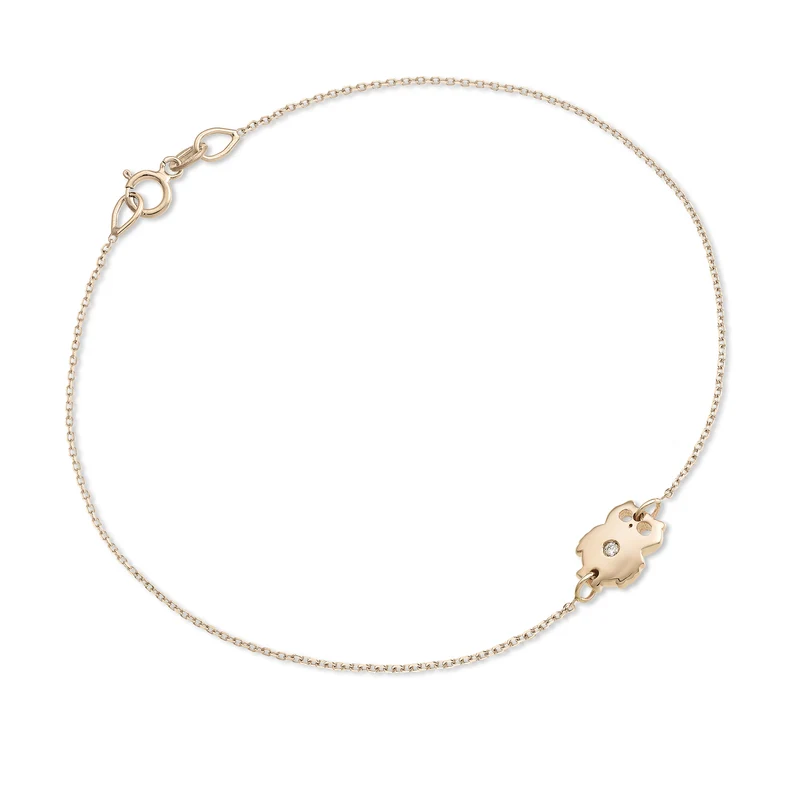 Mikiko br 18k gufo ct.0,01 oro rosa MB5044O3BR001