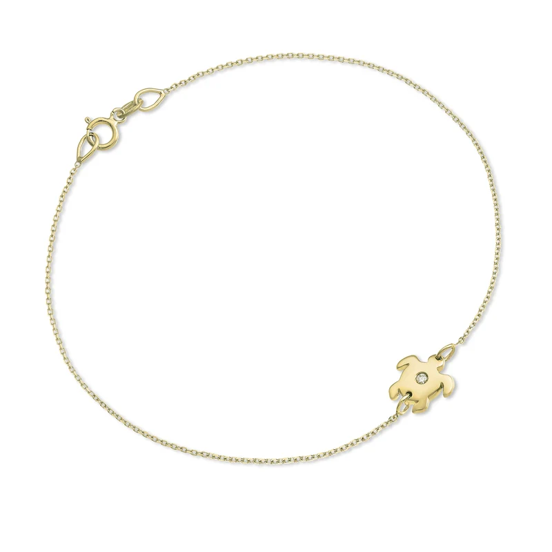 Mikiko br 18k tartaruga ct.0,01 oro giallo MB5043O1BR001