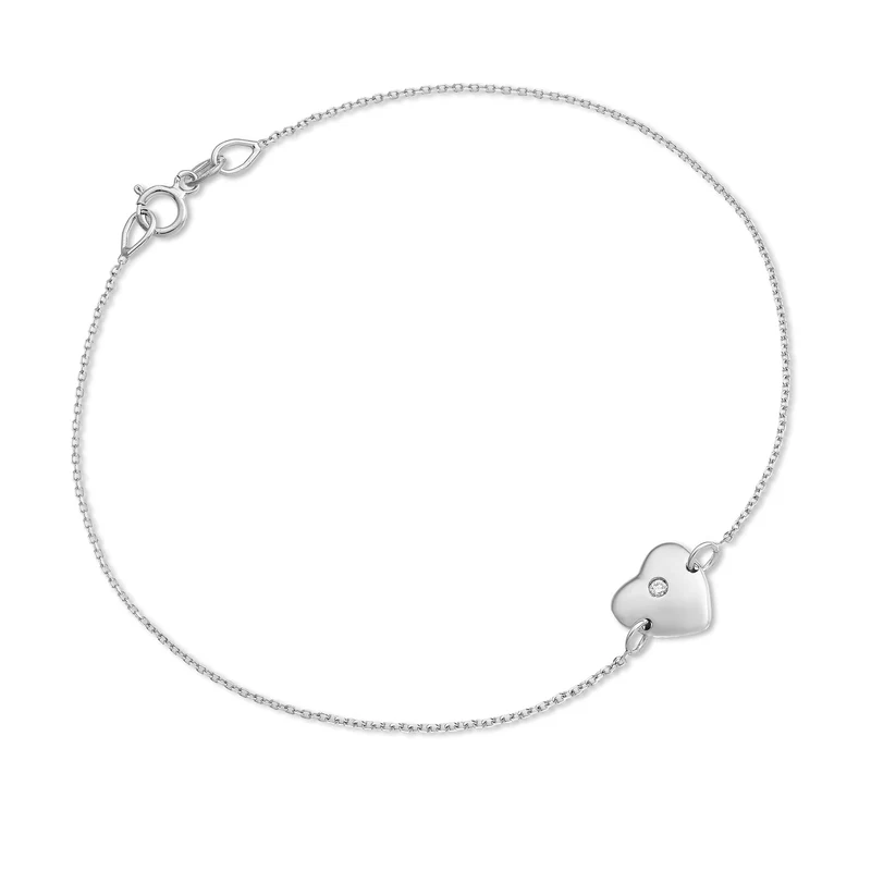 Mikiko br 18k cuore ct.0,01 oro bianco MB5039O4BR001