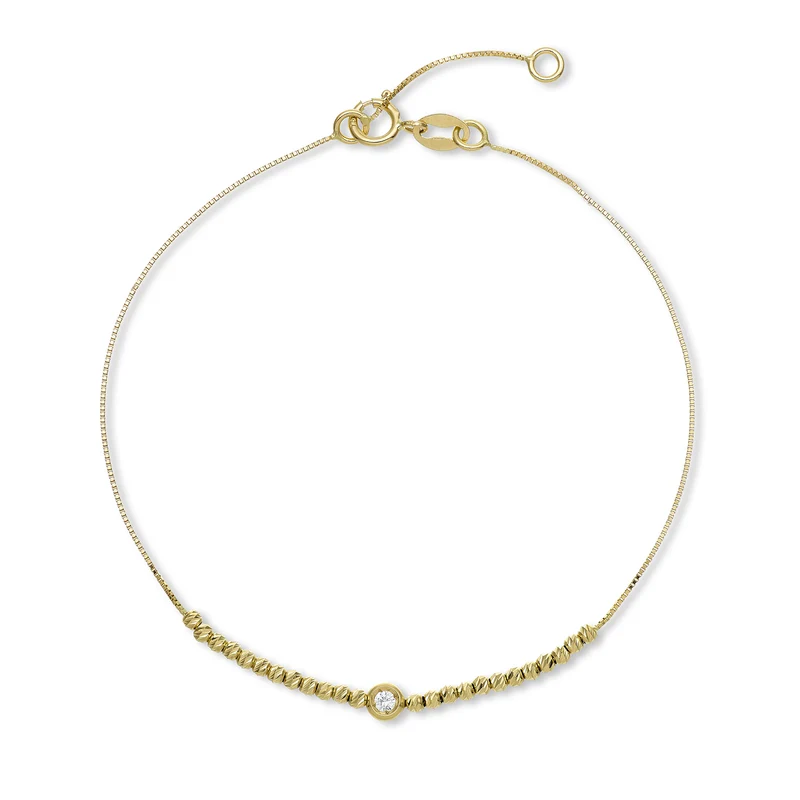Mikiko br 18k ct.0,03 -specchiato- MB5038O1BR003