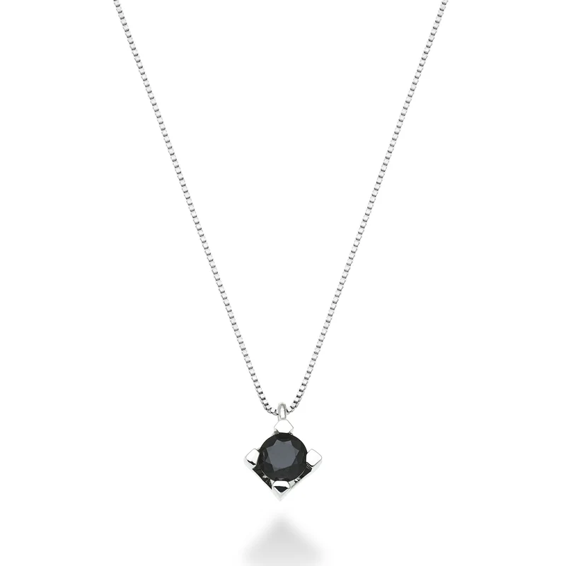 Mikiko cl 18k ct.0,20 spinello nero MD5040O4SBK