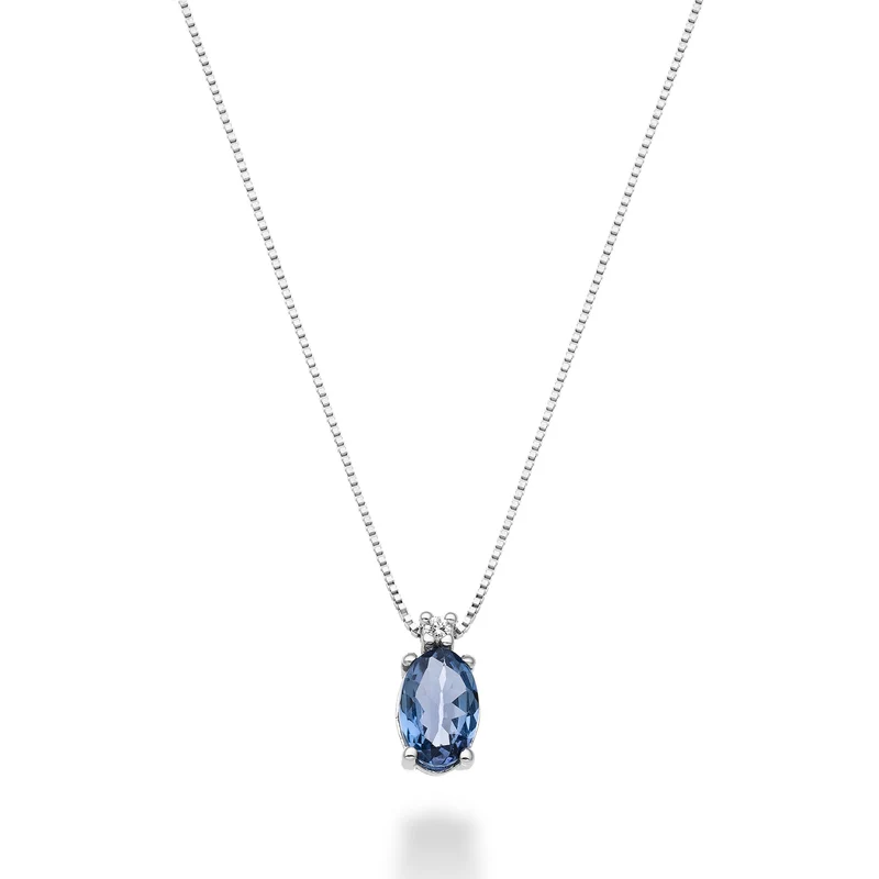 Mikiko cl 9k tanzanite n. ovale 6x4 ct.0,38 diam. ct.0,01 MD5034R4TZN