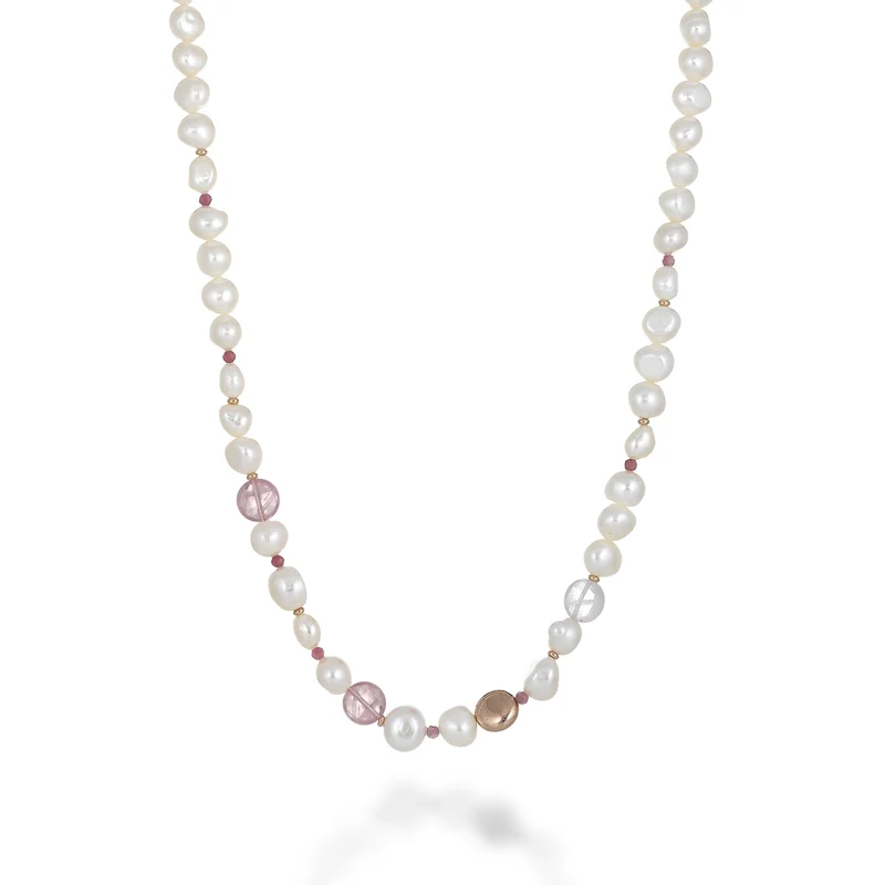 Mikiko cl ag925 fw bar 9/10 quarzo rosa MC7123A3QUARZOROSA