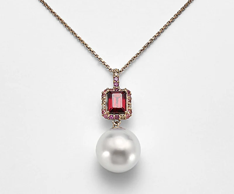 Mikiko cl 18k sspw 11/12 ct.0,06 diam brown, tormalina ro sa e rodolite MD0984O3SABI110