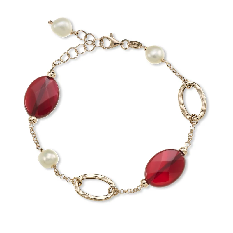 Mikiko br ag925 fw bar. 9/10 giada ruby MB7462A3FDBI910