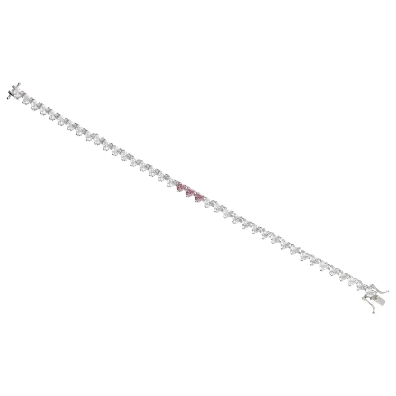 Mikiko br ag925 gem swarovski bianchi e rosa MB7440A4ROSA000