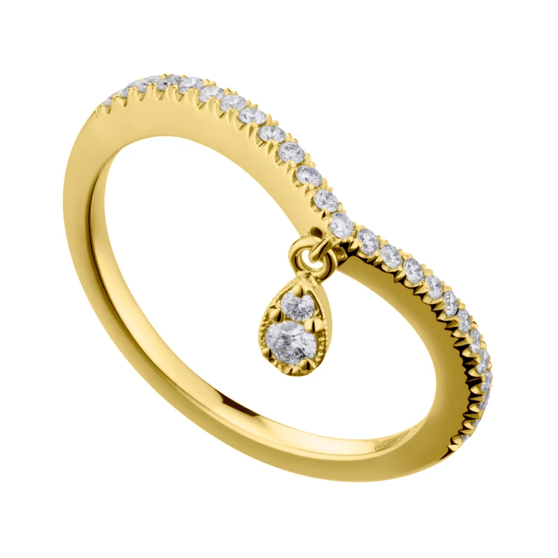 Mikiko an 18k girodito diam ct. 0,21 oro giallo MAMGCU002DI1O1