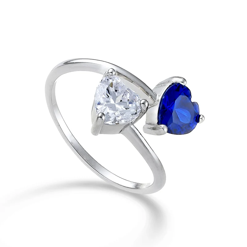 Mikiko an ag925 gem swarovski bianchi e blu MA7198A4BLU0000