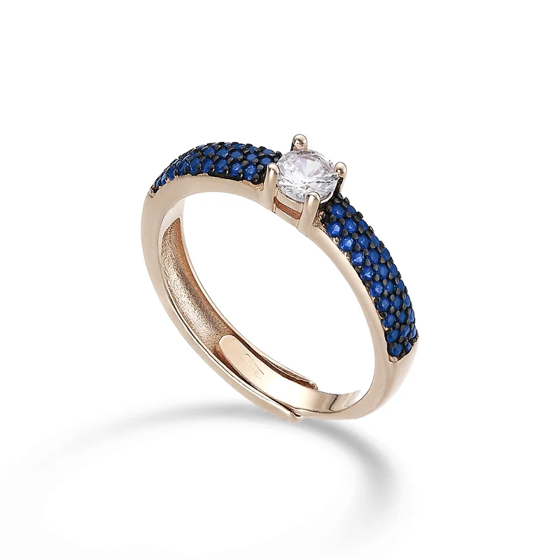 Mikiko an ag925 gem swarovski blu e bianco MA7185A3BLU0000