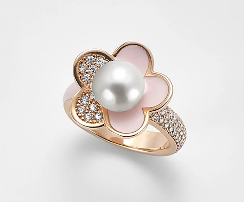 Mikiko an ag925 fw bot 8,5/9 gem swarovski smalto rosa MA7156A3ROSA000