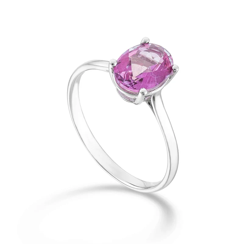 Mikiko an 18k topazio pink ovale 8x6 ct.1,40 MA5172O4TPPK