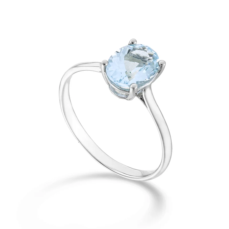 Mikiko an 18k acquamarina ovale 8x6 ct.1,00 MA5172O4AM