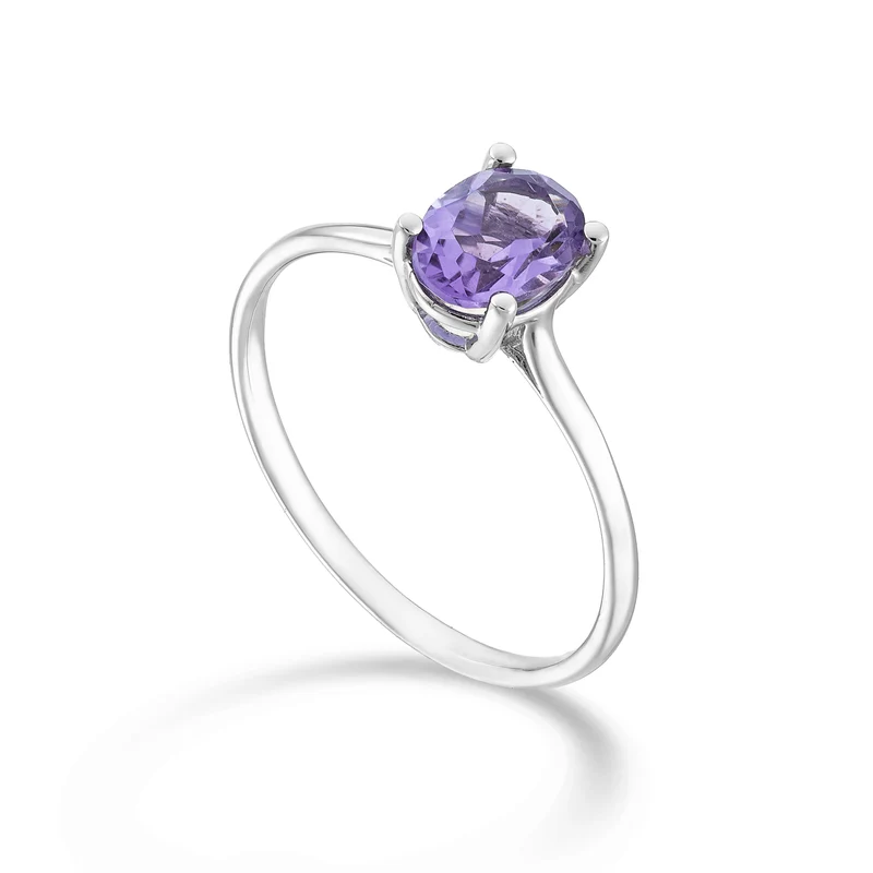 Mikiko an 18k ametista ovale 7x5 ct.0,60 MA5171O4AMET