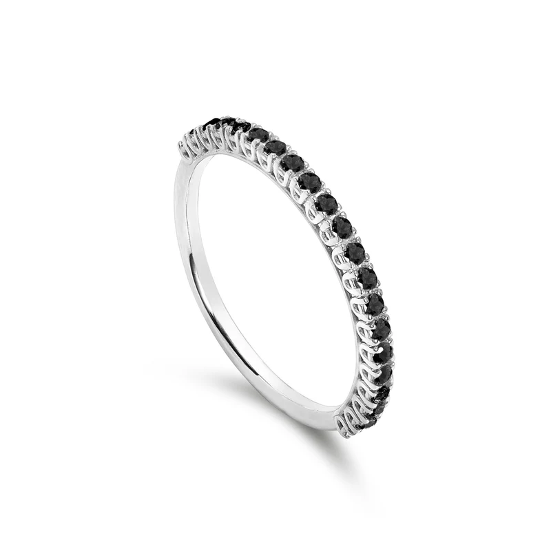 Mikiko an 18k ct.0,25 diam black MA5088O4BR025BKRN