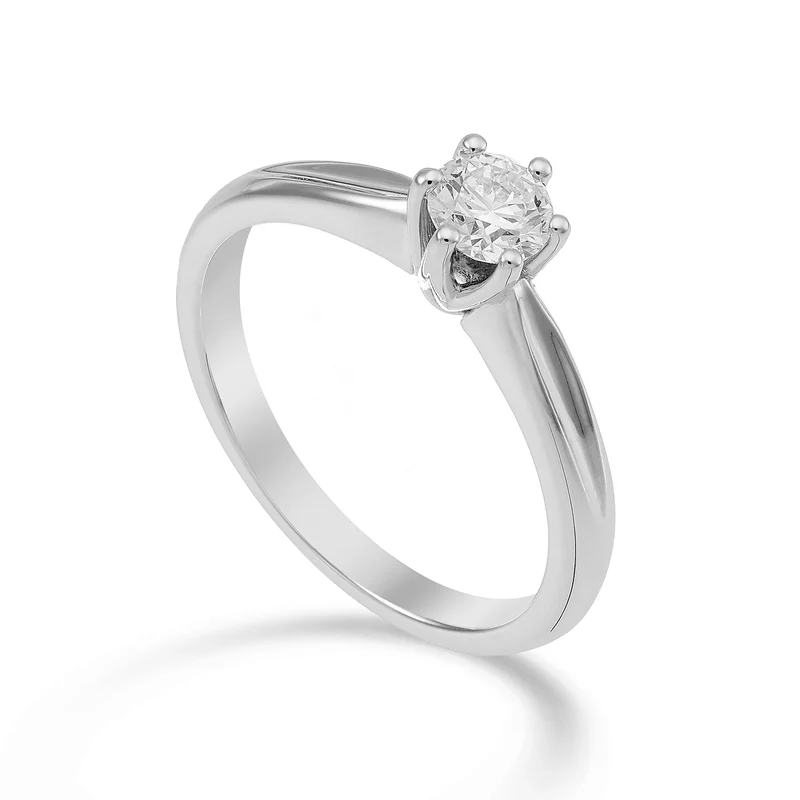 World Diamond Group anello solitario con 6 griffes ASL046DI-23009110105
