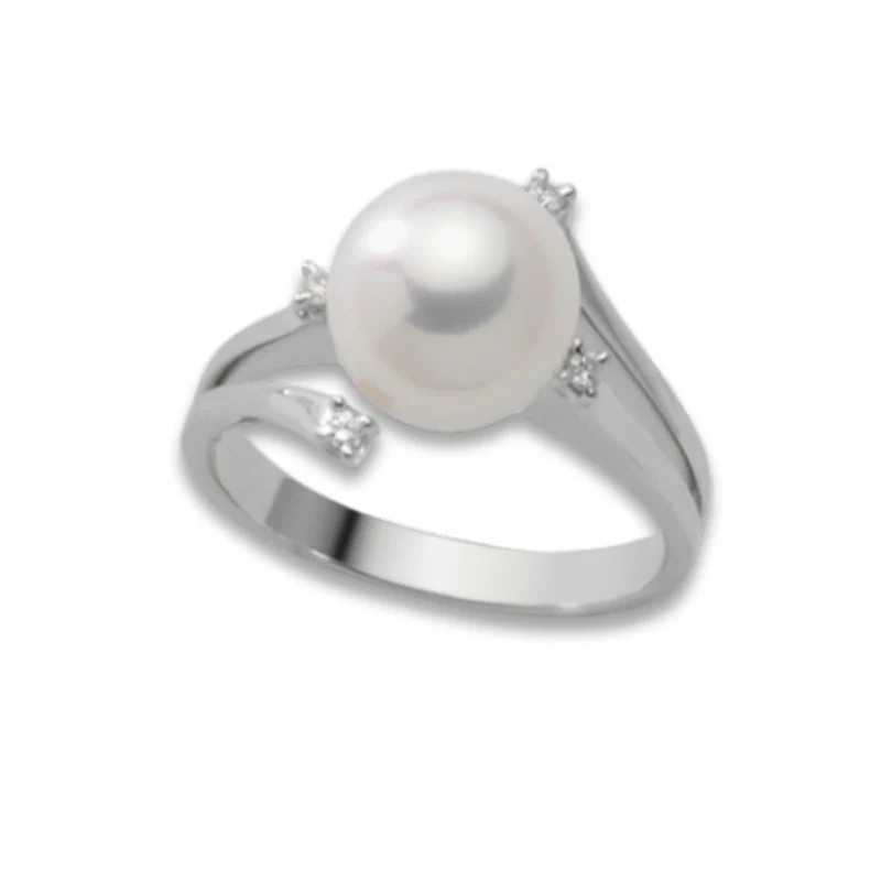 Mikiko an 18k fw 9/9,5 ct.0,06 MA0498O4FABI090