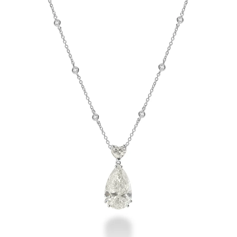 X-Diamond cl 18kt lab g.d. tot. ct.4,45 goccia ct.4,02 LXDGPU041O4GOBI445