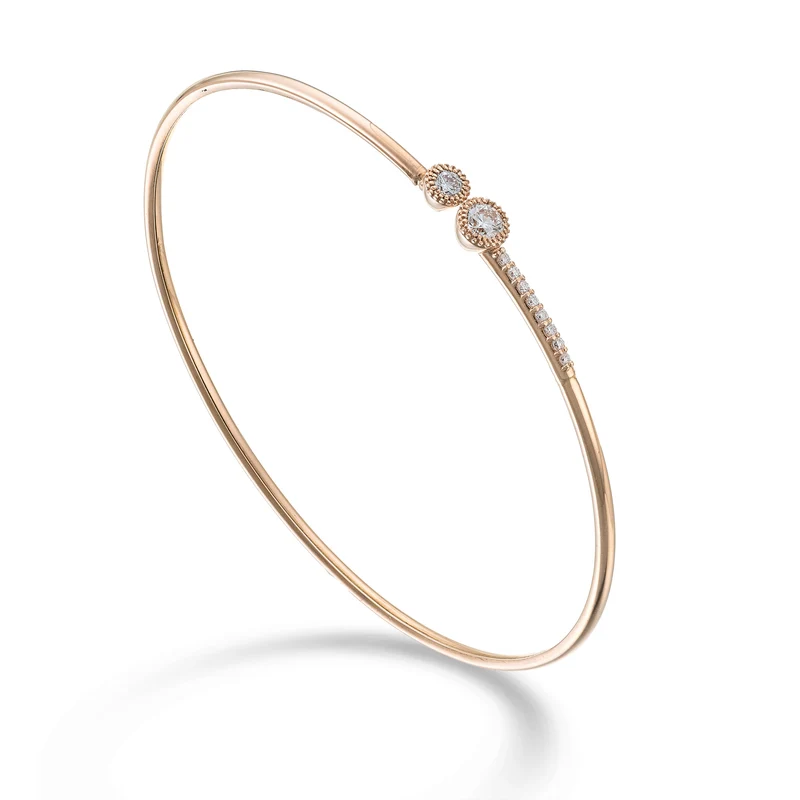 Golay br schiava 18kt 2 castoni ct.0,38 oro rosa GBSC057DIO3