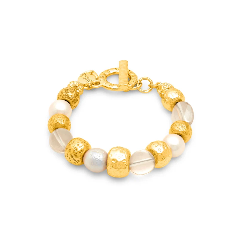 Giovanni Raspini Bracciale Crystal bronzo dorato N0027