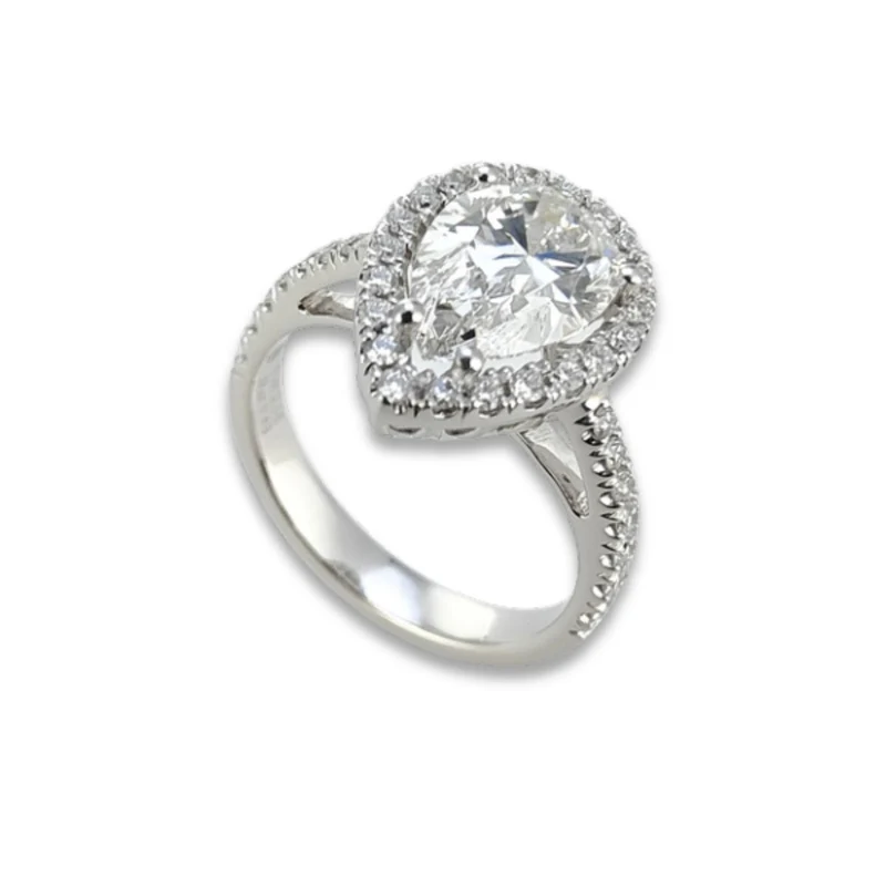 X-Diamond an 18kt lab g.d. goccia ct.2,68 (cent.2,15) LXDAPU035O4GODI268