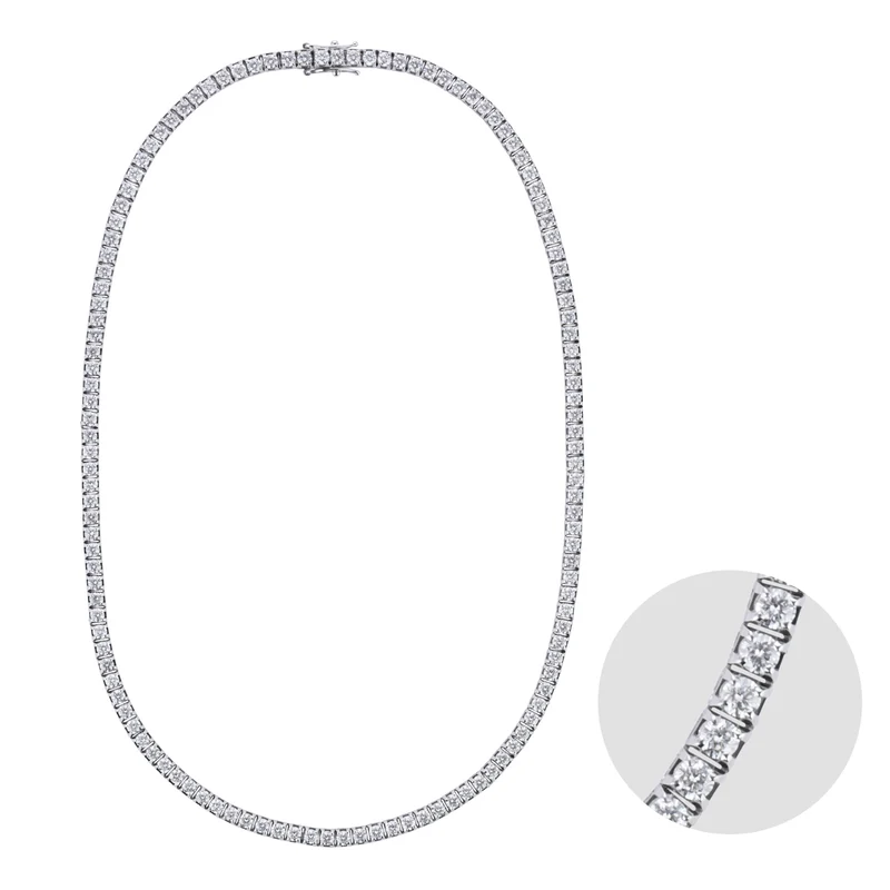Golay girocollo tennis lineare piramide cm 42 ct 3,86 GTQ060DI002-420-25332110154
