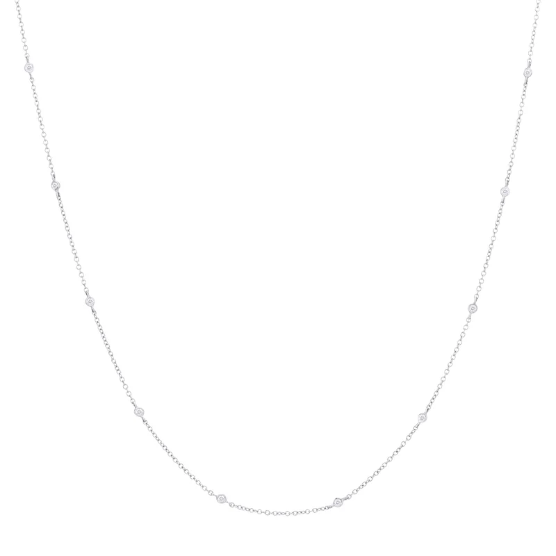 Golay girocollo tiffany 8 castoni da 3 mm 42cm GTIF8DI3-20015110042