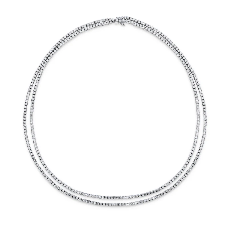 Golay girocollo tennis filo lineare 2,5 pt a pietra cm 8 GTF003DI2580-22105110019