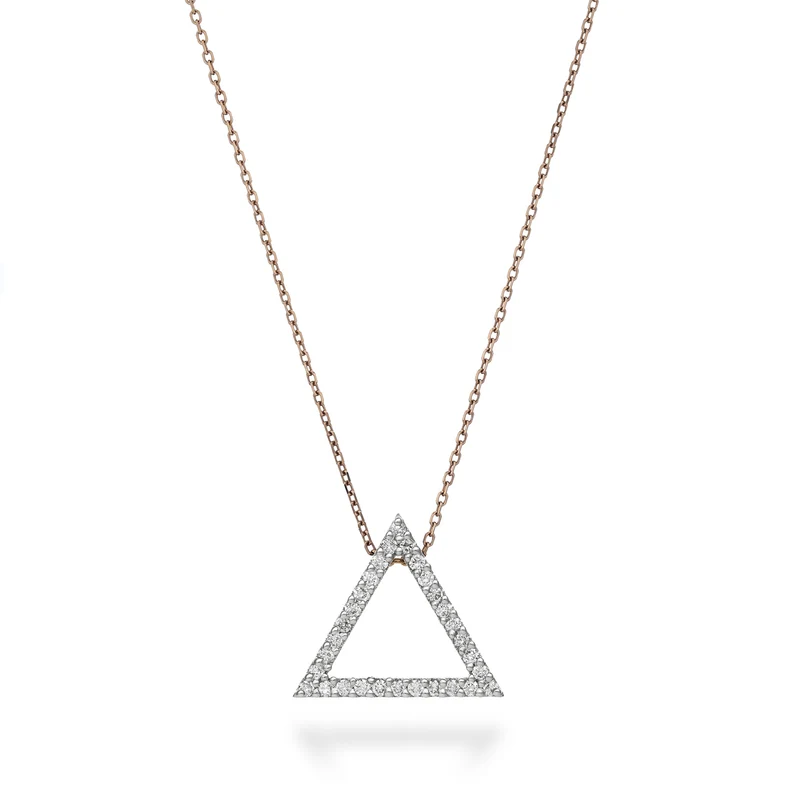 Golay cl 18k geometrie forma triangolo diamanti ct.0,18 oro bianco cat.rosa GPFTRIDIO7