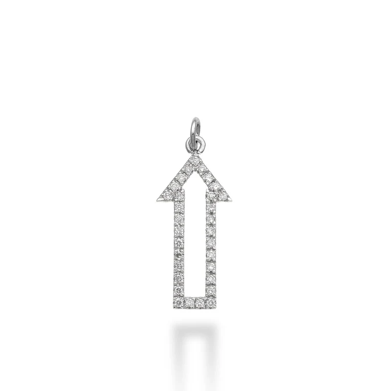 World Diamond Group pendente freccia 18k ct.0,22 g vs oro bianco GPEN417DIO4