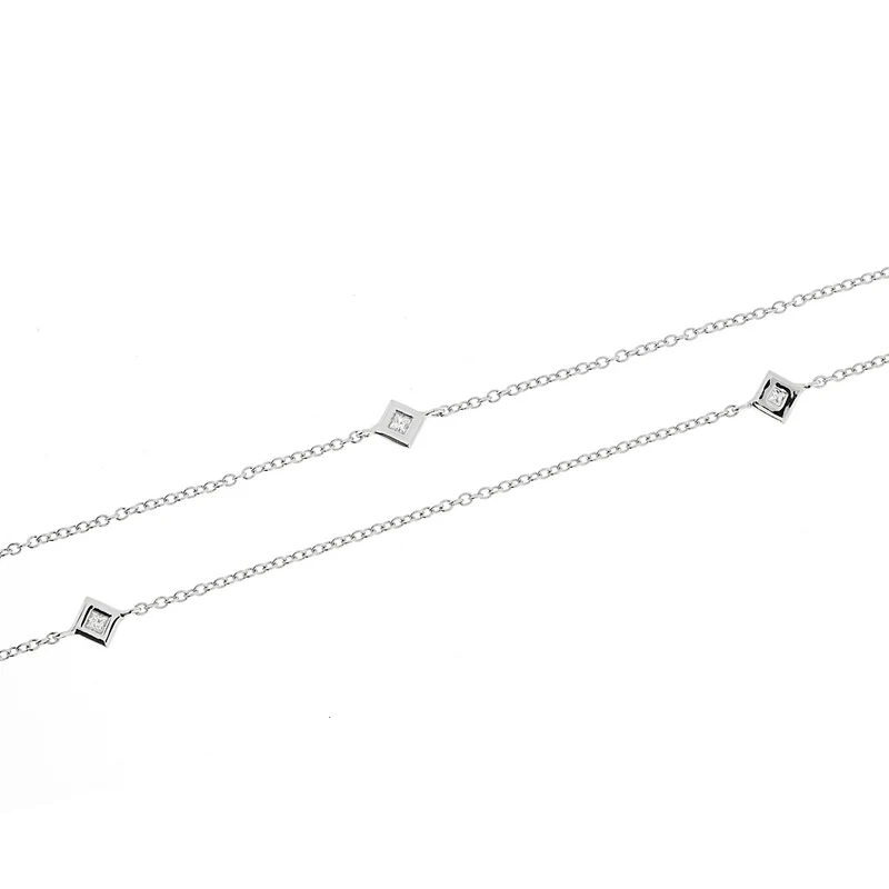 Golay girocollo princess piccolo 11 castoncini 80 cm GNETIPRP-13134110001
